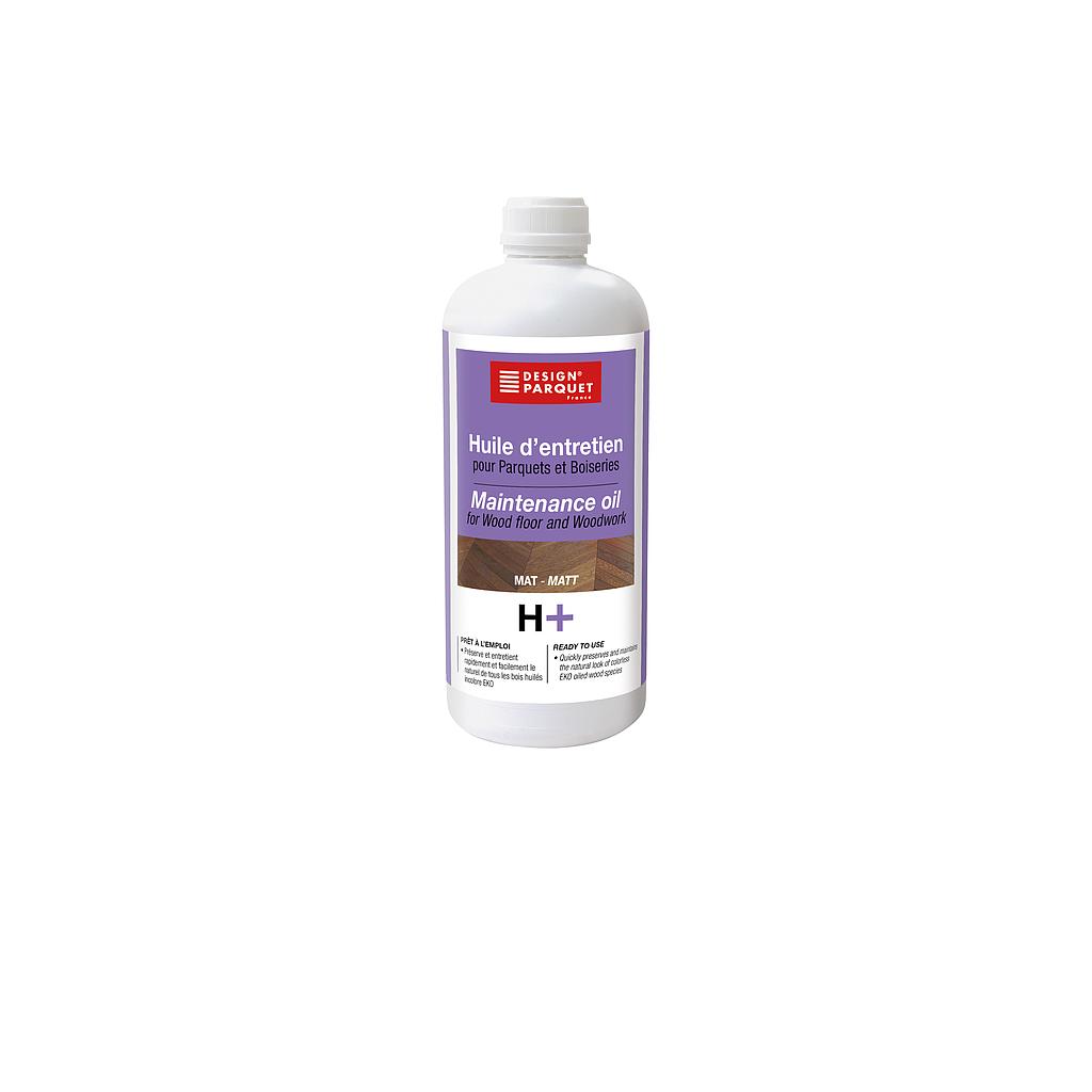 H+ HUILE ENTRETIEN ENVIRONNEMENT INCOLORE MAT 1L - 25M²/L/couche