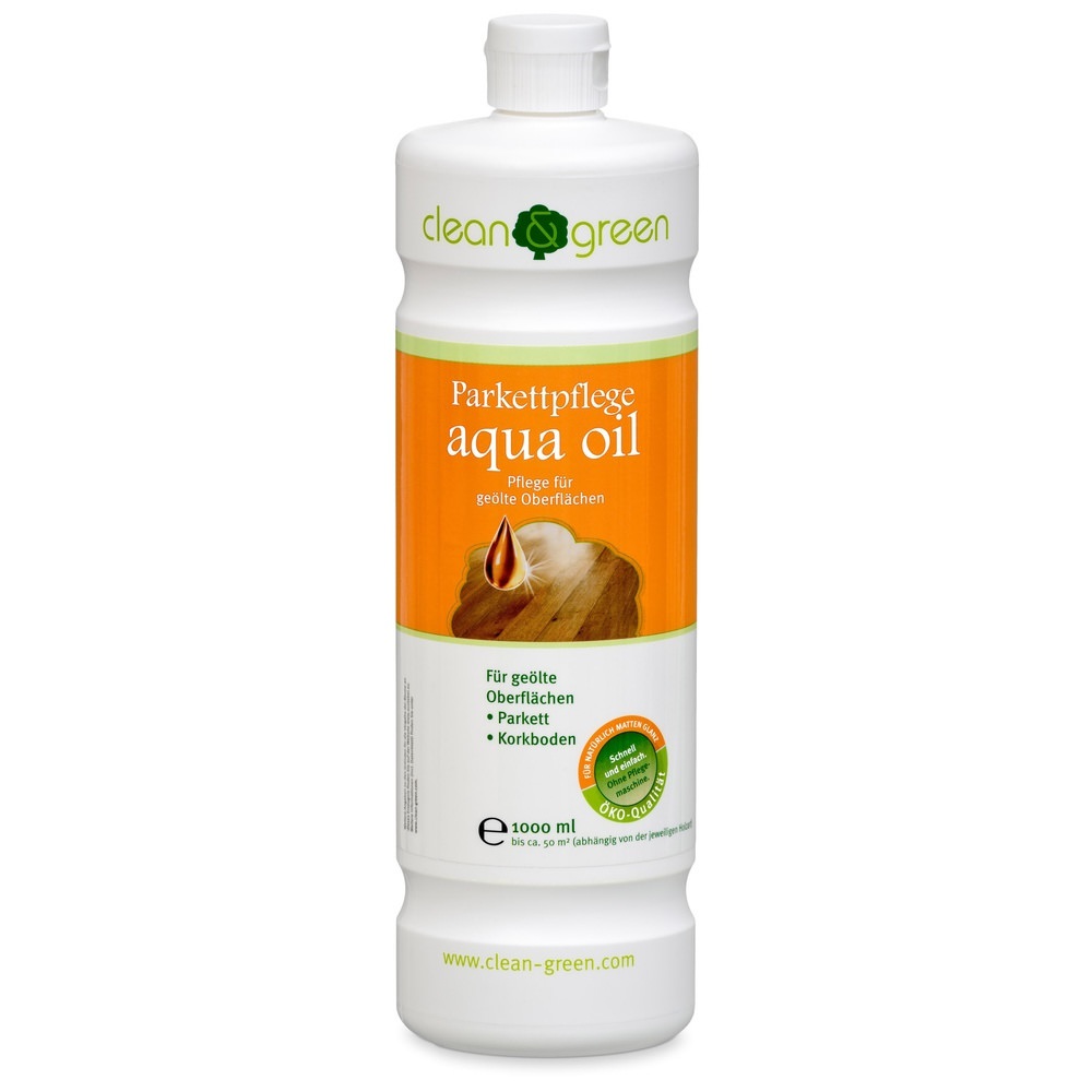 Entretien de parquet aqua Oil Clean & Green