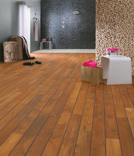 TECK - NAVYLAM Plus 9*68*300-1200 Huilé N/Joint noir intégré (1m2)