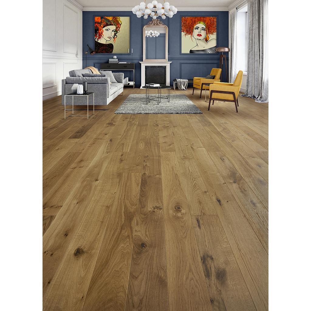CROZON - LOFT PRO CHENE RU/CA 12*180*1000-2200 2CH Br.Huilé r+l 2,376